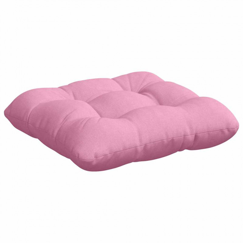 Poduszki na siedziska 4 pcs Różowy 40 x 40 x 12 cm tkanina