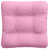 Poduszki na siedziska 4 pcs Różowy 40 x 40 x 12 cm tkanina