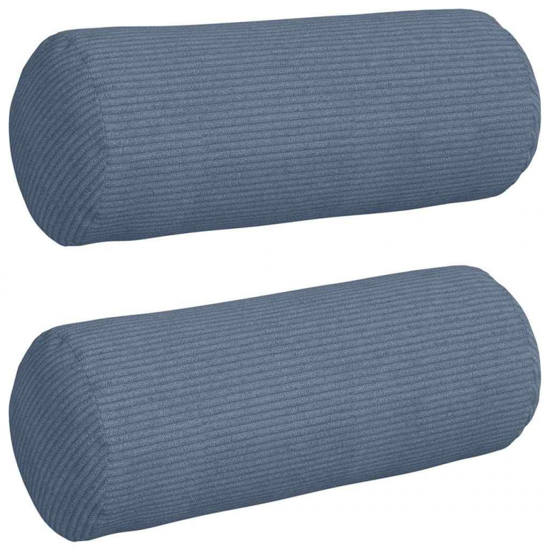 Poduszki Wałkowe 2 pcs Niebieski Ø 15 x 40 cm
