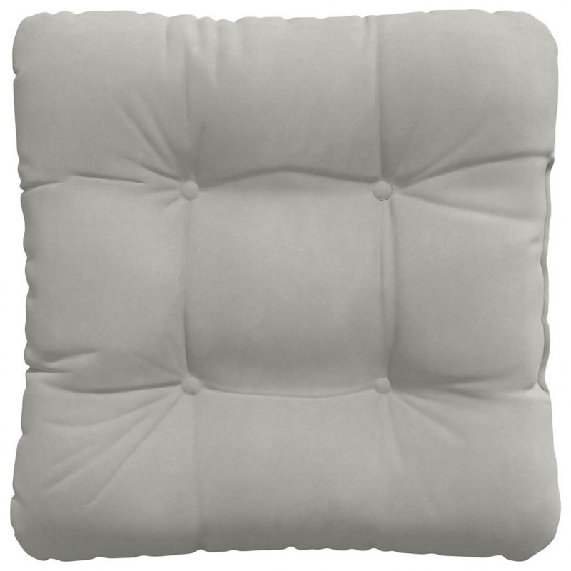 Poduszki na siedziska 4 pcs Jasnoszary 40 x 40 cm