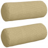 Poduszki Wałkowe 2 pcs Szary zielony Ø 15 x 40 cm