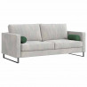 Poduszki Wałkowe 2 pcs Ciemna zieleń Ø 15 x 40 cm