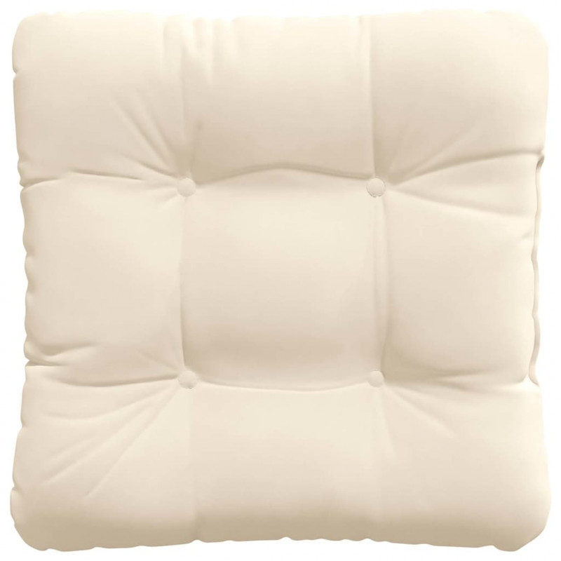 Poduszki na siedziska 4 pcs Beżowy 40 x 40 cm