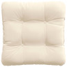Poduszki na siedziska 4 pcs Beżowy 40 x 40 cm