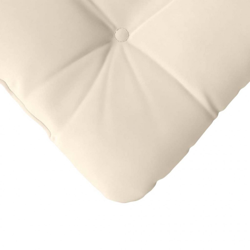 Poduszki na siedziska 4 pcs Beżowy 40 x 40 cm