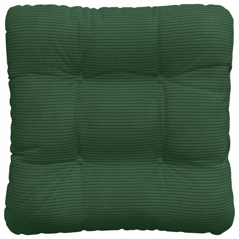 Poduszki na siedziska 4 pcs Ciemna zieleń 40 x 40 cm