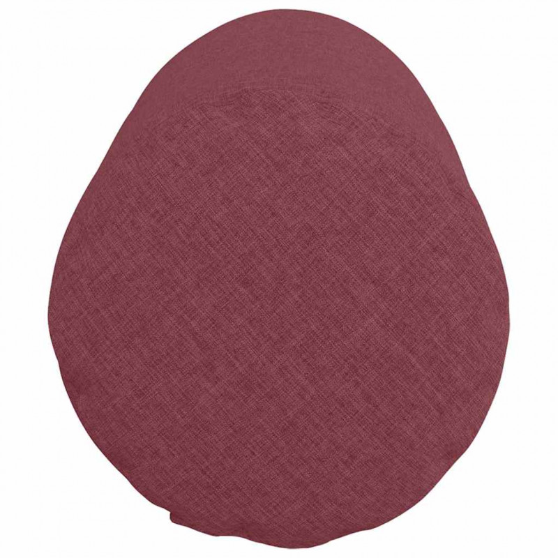Poduszki Wałkowe 2 pcs Czerwone wino Ø 25 x 70 cm tkanina