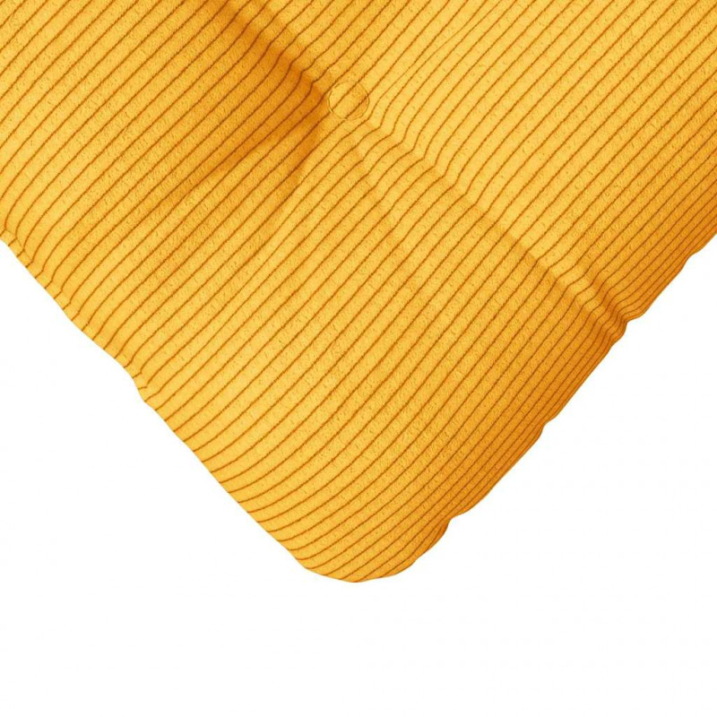 Poduszki na siedziska 4 pcs Jasnożółty 40 x 40 cm