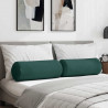 Poduszki Wałkowe 2 pcs Ciemna zieleń Ø 25 x 70 cm tkanina