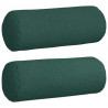 Poduszki Wałkowe 2 pcs Ciemna zieleń Ø 25 x 70 cm tkanina