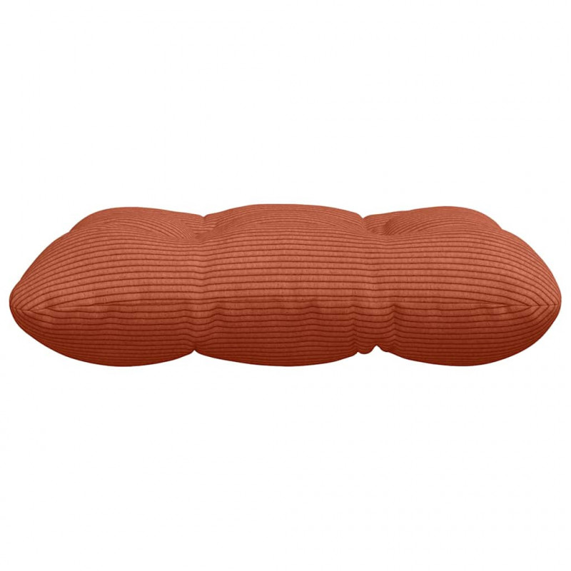 Poduszki na siedziska 4 pcs Czerwono-pomarańczowy 40 x 40 cm