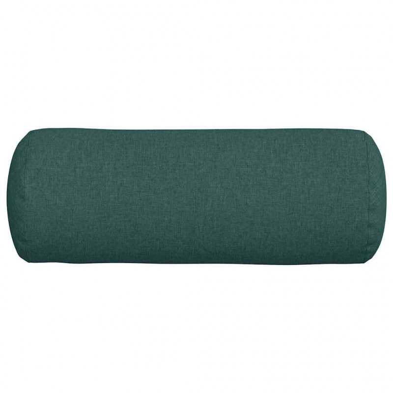 Poduszki Wałkowe 2 pcs Ciemna zieleń Ø 25 x 70 cm tkanina