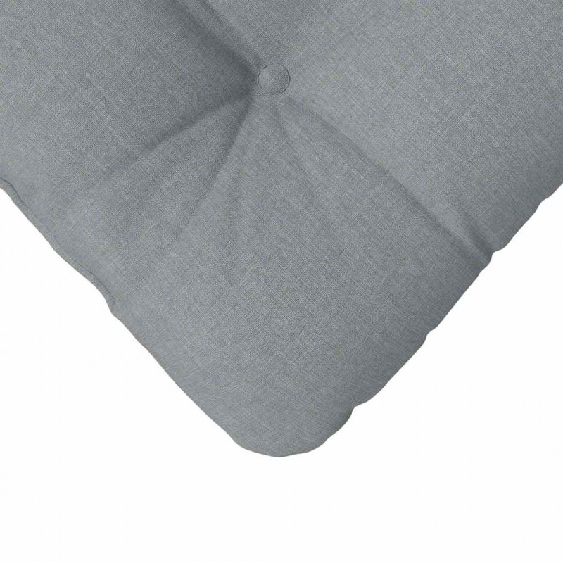 Poduszki na siedziska 4 pcs Jasnoszary 45 x 45 x 12 cm tkanina