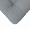 Poduszki na siedziska 4 pcs Jasnoszary 45 x 45 x 12 cm tkanina