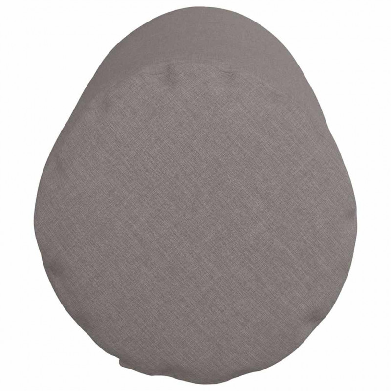 Poduszki Wałkowe 2 pcs Ciemnoszary Ø 25 x 70 cm tkanina