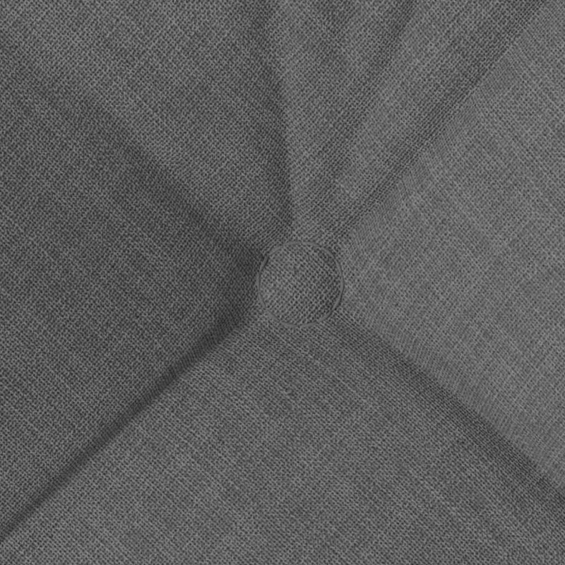Poduszki na siedziska 4 pcs Ciemnoszary 45 x 45 x 12 cm tkanina