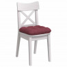 Poduszki na siedziska 4 pcs Czerwone wino 45 x 45 x 12 cm