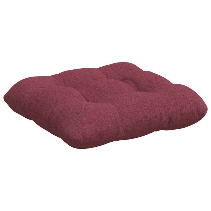 Poduszki na siedziska 4 pcs Czerwone wino 45 x 45 x 12 cm