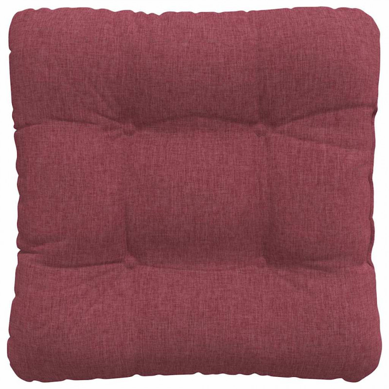 Poduszki na siedziska 4 pcs Czerwone wino 45 x 45 x 12 cm