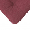 Poduszki na siedziska 4 pcs Czerwone wino 45 x 45 x 12 cm
