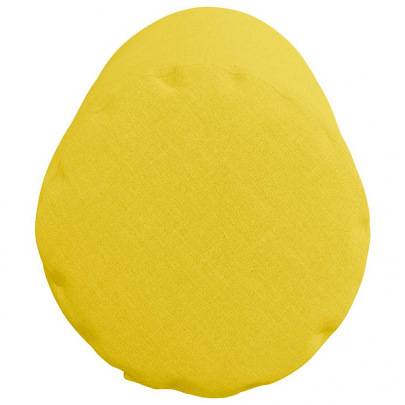 Poduszki Wałkowe 2 pcs Jasnożółty Ø 25 x 70 cm tkanina