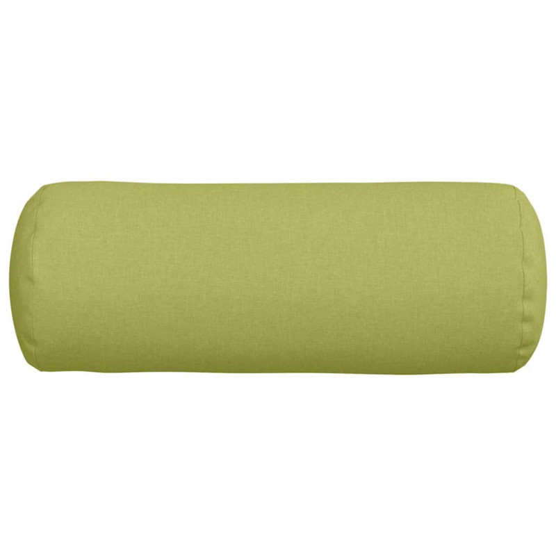 Poduszki Wałkowe 2 pcs Jasnozielony Ø 25 x 70 cm tkanina