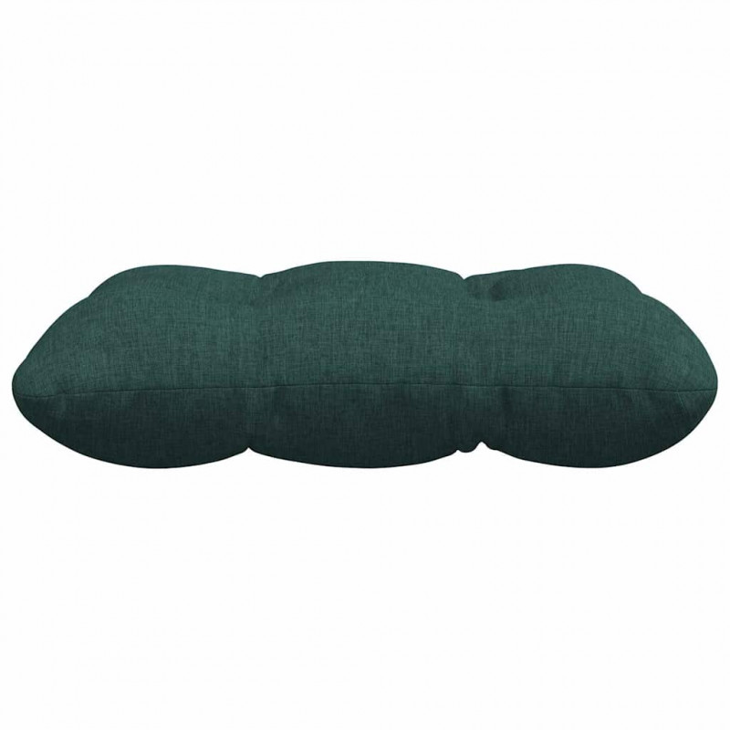 Poduszki na siedziska 4 pcs Ciemna zieleń 45 x 45 x 12 cm