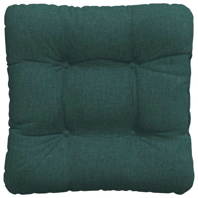Poduszki na siedziska 4 pcs Ciemna zieleń 45 x 45 x 12 cm