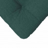 Poduszki na siedziska 4 pcs Ciemna zieleń 45 x 45 x 12 cm
