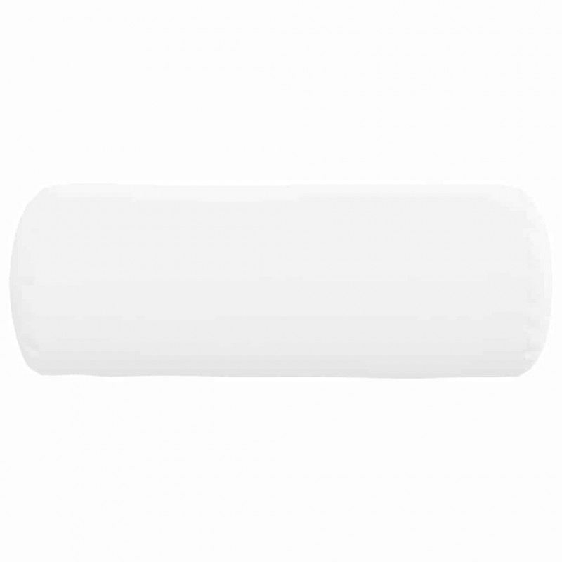 Poduszki Wałkowe 2 pcs Biały Ø 25 x 70 cm tkanina
