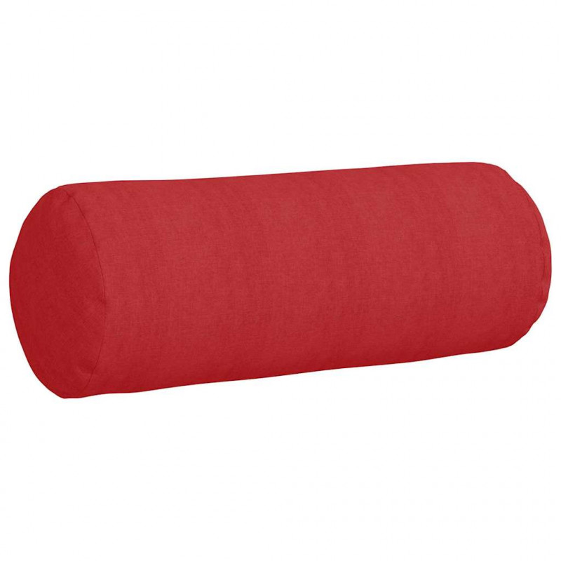 Poduszki Wałkowe 2 pcs Czerwony Ø 25 x 70 cm tkanina