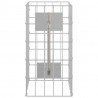 Kran Gabionowy Srebrny 26 x 25 x 50 cm Stal nierdzewna