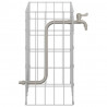 Kran Gabionowy Srebrny 26 x 25 x 50 cm Stal nierdzewna