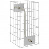 Kran Gabionowy Srebrny 26 x 25 x 50 cm Stal nierdzewna