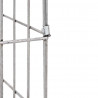 Kran Gabionowy Srebrny 26 x 25 x 50 cm Stal nierdzewna