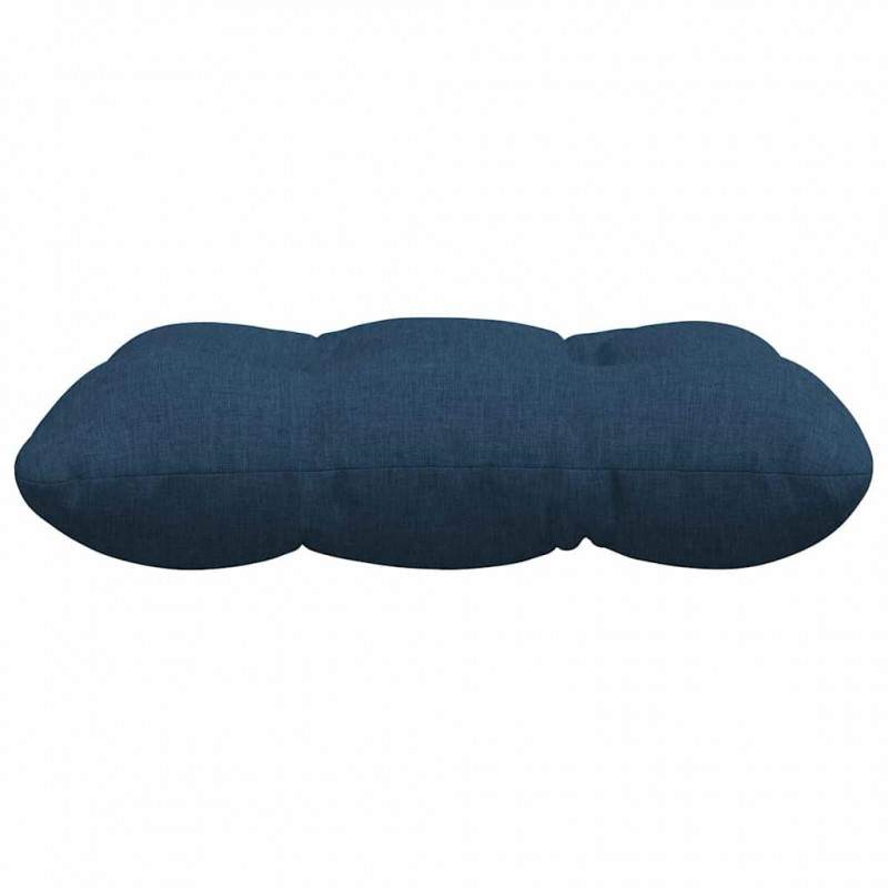 Poduszki na siedziska 4 pcs Niebieski 45 x 45 x 12 cm tkanina