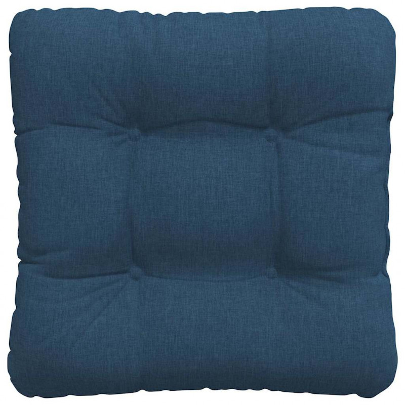 Poduszki na siedziska 4 pcs Niebieski 45 x 45 x 12 cm tkanina