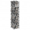Kran Gabionowy Srebrny 25 x 25 x 100 cm Stal nierdzewna