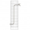 Kran Gabionowy Srebrny 25 x 25 x 100 cm Stal nierdzewna