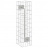 Kran Gabionowy Srebrny 25 x 25 x 100 cm Stal nierdzewna
