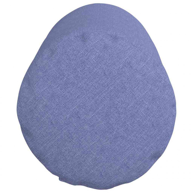 Poduszki Wałkowe 2 pcs Niebieski dżins Ø 25 x 70 cm tkanina