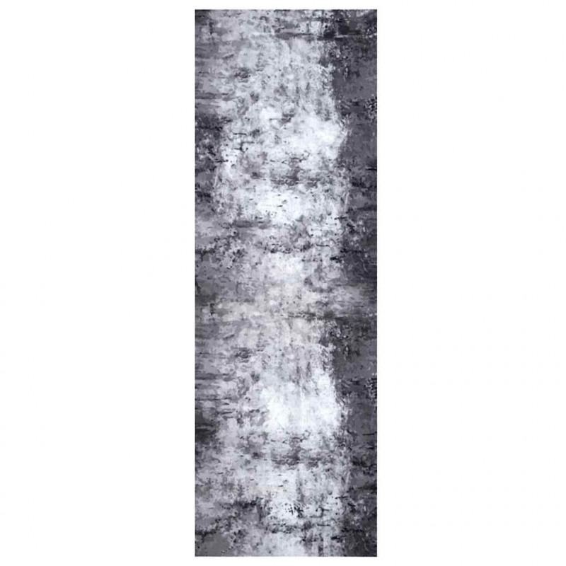 Dywan kuchenny Szary 180 x 60 cm Aksamit