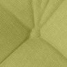 Poduszki na siedziska 4 pcs Jasnozielony 45 x 45 x 12 cm