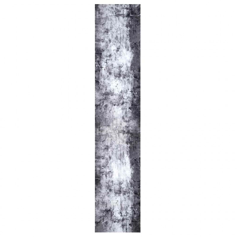 Dywan kuchenny Szary 300 x 60 cm Aksamit