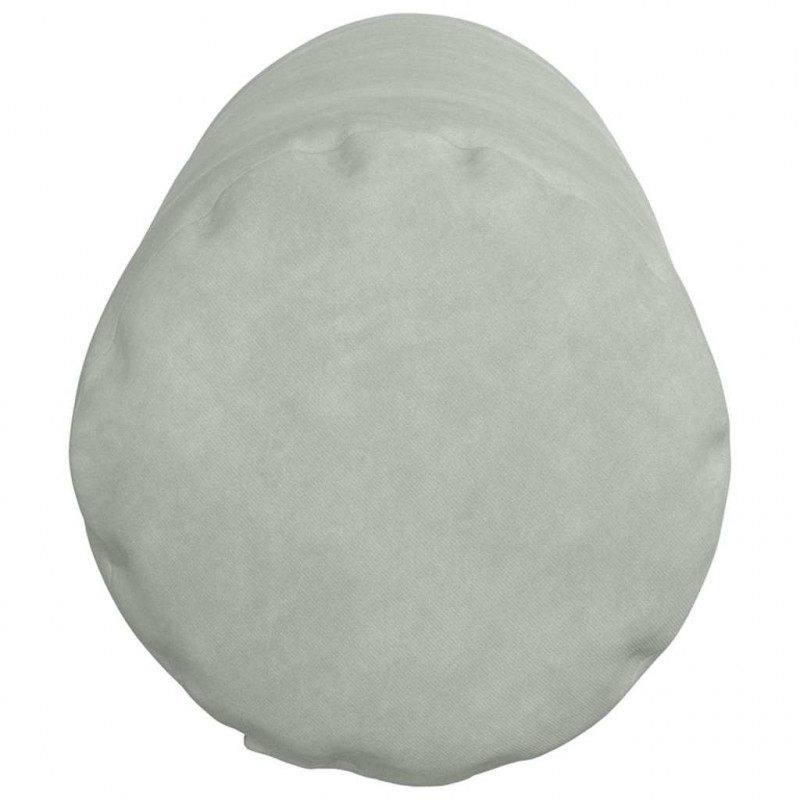 Poduszki Wałkowe 2 pcs Jasnoszary Ø 25 x 70 cm