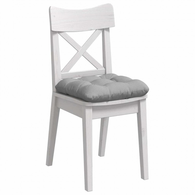 Poduszki na siedziska 4 pcs Szary chmur 45 x 45 x 12 cm tkanina