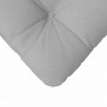 Poduszki na siedziska 4 pcs Szary chmur 45 x 45 x 12 cm tkanina