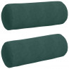Poduszki Wałkowe 2 pcs Ciemna zieleń Ø 25 x 70 cm