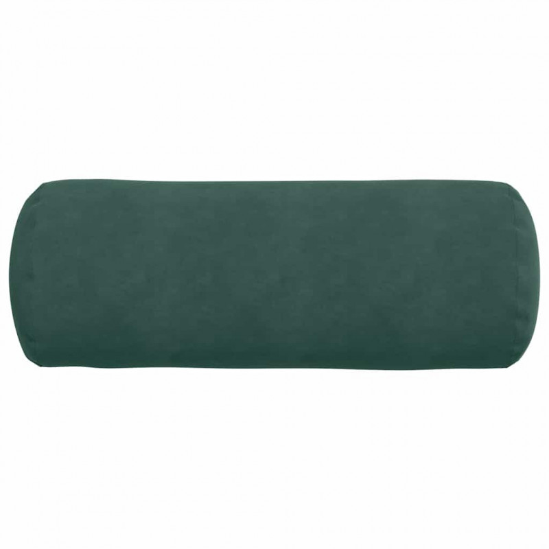 Poduszki Wałkowe 2 pcs Ciemna zieleń Ø 25 x 70 cm