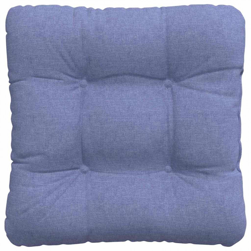 Poduszki na siedziska 4 pcs Niebieski dżins 45 x 45 x 12 cm